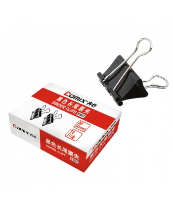 Binder Clip Comix 32Mm 12/Pack Black B3607
