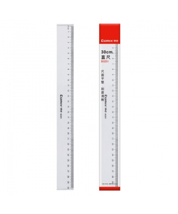 Ruler Comix Plastic 30Cm B3251