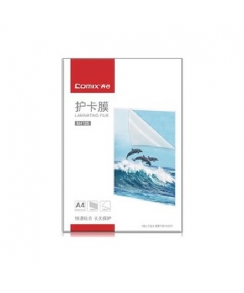 Laminating Pouch Comix A4 100 Micron 100/Pack Transparent M4100