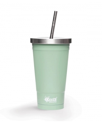 Tumbler Cheeki Stainless Steel Insulated 500Ml W/Straw Pista