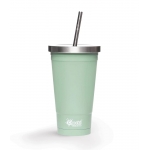 Tumbler Cheeki Stainless Steel Insulated 500Ml W/Straw Pista
