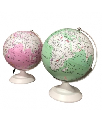 Globe Lamp English 20cm Assorted Color glb-20USB