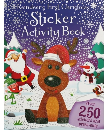 S & A Merry Christmas Reindeer S First Christmas Stickers