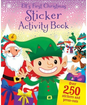S & A Merry Christmas Elf S First Christmas Sticker