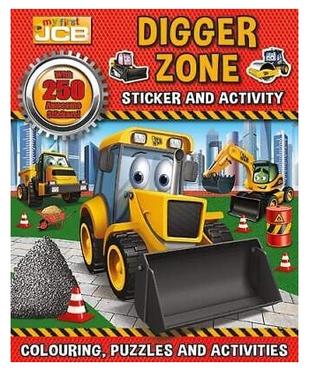 My First Jcb Digger Zine Stickers And Activity