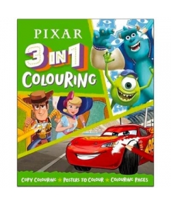 3 In 1 Colouring Disney Pixar