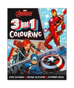 3 In 1 Colouring Marvel Avengers