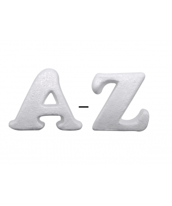 STYROPOR LETTERS A-Z 9CM 26PCS/PACK H-156 18BS115