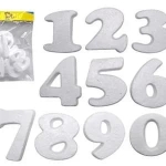 Styropor Numbers 10cm 10 Pcs/Pack H-155 18BS116