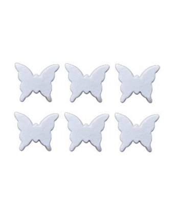 STYROPOR BUTTERFLY 7.5X6CM 6PCS/PACK 18BS142