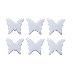 Styropor Butterfly 7.5X6CM 6Pcs/Pack 18BS142