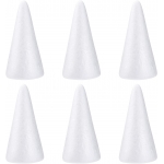 Styropor Cone 8X4.5CM 6Pcs/Pack 19BS356