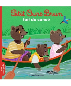 Petit Ours Brun Fait Du Canoe