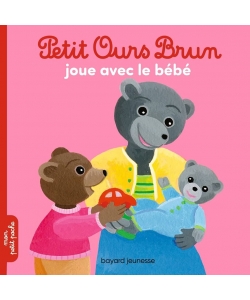 Petit Ours Brun Joue Avec Le Bebe