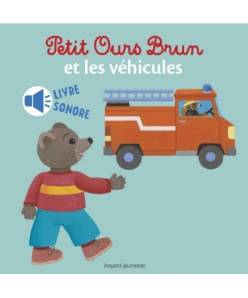 Petit Ours Brun Mini Sonore-Les Vehicules