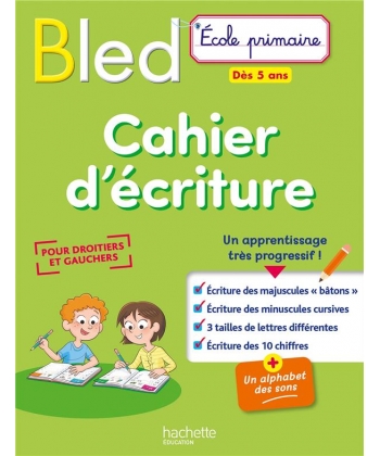 Bled Cahier D Ecriture Des 5 Ans