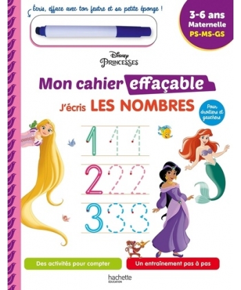 Disney - Princesses Je Compte J Ecris Nombres