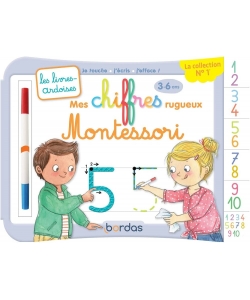 Les Livres-Ardoises Mes Chiffres Rugueux Montessori
