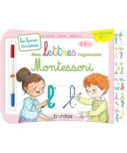Les Livres-Ardoises Mes Lettres Rugueuses Montessori