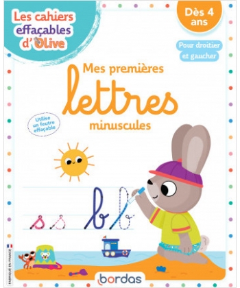Cahier Effacable Olive Minuscu Bordas