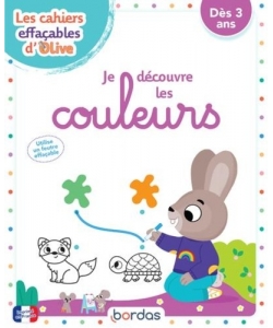 Cahier Effacable Olive Couleur Bordas
