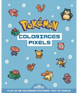 Pokemon - Coloriages Pixels Dragon D Or