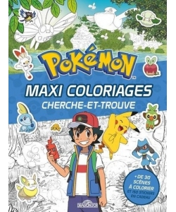 Pokemon Maxi Coloriages Cherch Dragon D Or