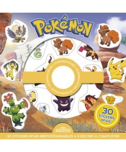 Pokemon - Pochette De Stickers Dragon D Or