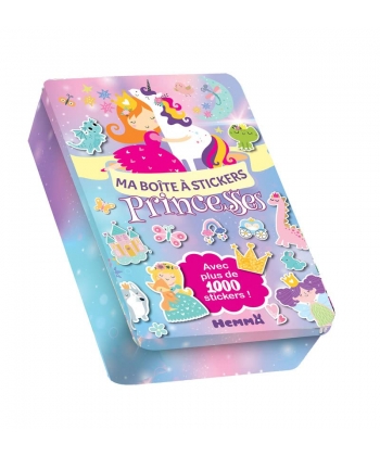 Ma Boite A Stickers Princesses Avec Plus De 1000 Stickers