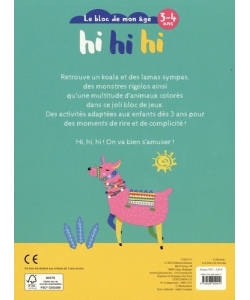 Hi Hi Hi (3-4 Ans) - Bloc De M Hemma
