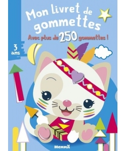 Livret De Gommettes Chat Blanc Hemma