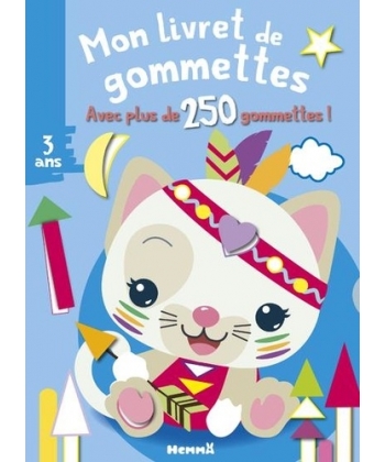 Livret De Gommettes Chat Blanc Hemma