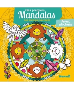 Mes Premiers Mandalas Les Animaux Sauvages Avec Stickers
