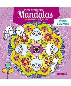 Mes Premiers Mandalas Les Animaux Mignons Avec Stickers