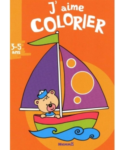 Hemma J Aime Colorier 3/5Ans Voilier