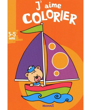 Hemma J Aime Colorier 3/5Ans Voilier