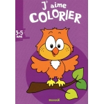 Hemma J Aime Colorier 3/5Ans Hibou