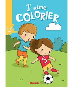 J Aime Colorier 4/6 Ans Football