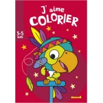 Hemma J Aime Colorier 3/5Ans Perroquet-Indien