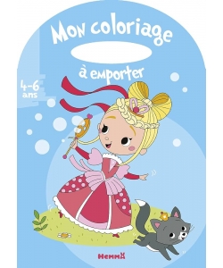 Mon Coloriage A Emporter 4/6Ans Princesse Bulles De Savon