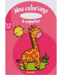 Mon Coloriage A Emporter 3/5Ans Girafe