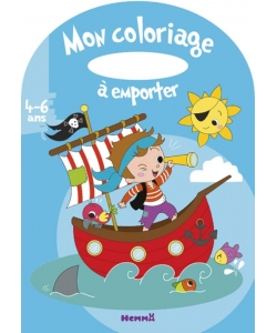 Mon Coloriage A Emporter 4/6Ans Pirate