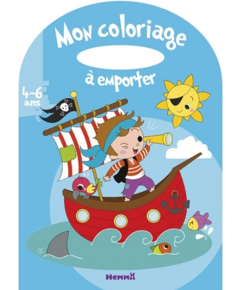 Mon Coloriage A Emporter 4/6Ans Pirate