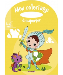 Mon Coloriage A Emporter 4/6Ans Chevalier