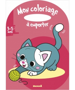 Mon Coloriage A Emporter 3/5Ans Chat