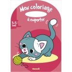Mon Coloriage A Emporter 3/5Ans Chat