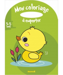Mon Coloriage A Emporter 3/5Ans Canard