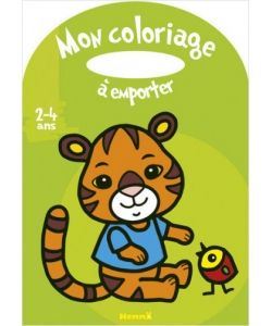 Mon Coloriage A Emporter 2/4Ans Tigre