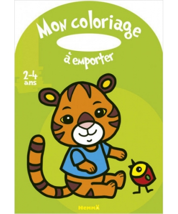Mon Coloriage A Emporter 2/4Ans Tigre
