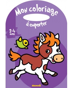 Mon Coloriage A Emporter 2/4Ans Poney